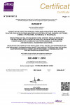 ISO 45001:2018 certificate by Afnor